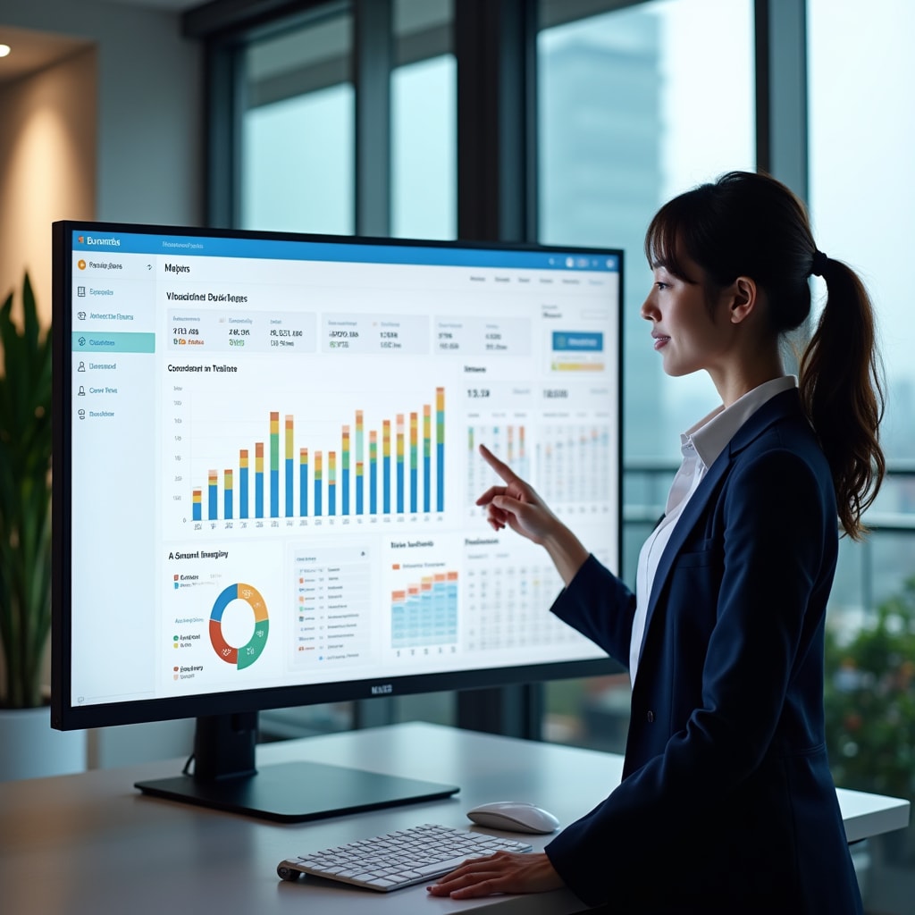 Comprehensive dashboard showing financial metrics and maintenance schedules