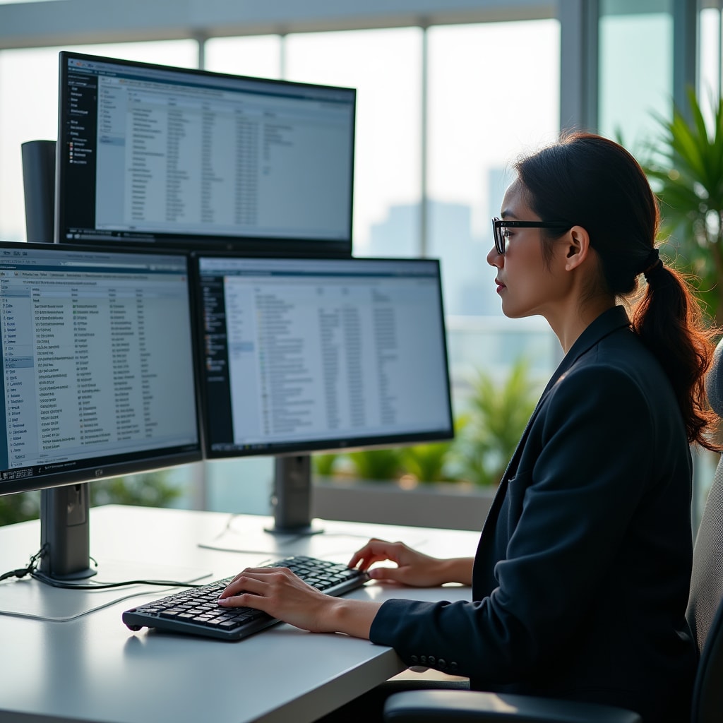 Organized document management system with search functionality