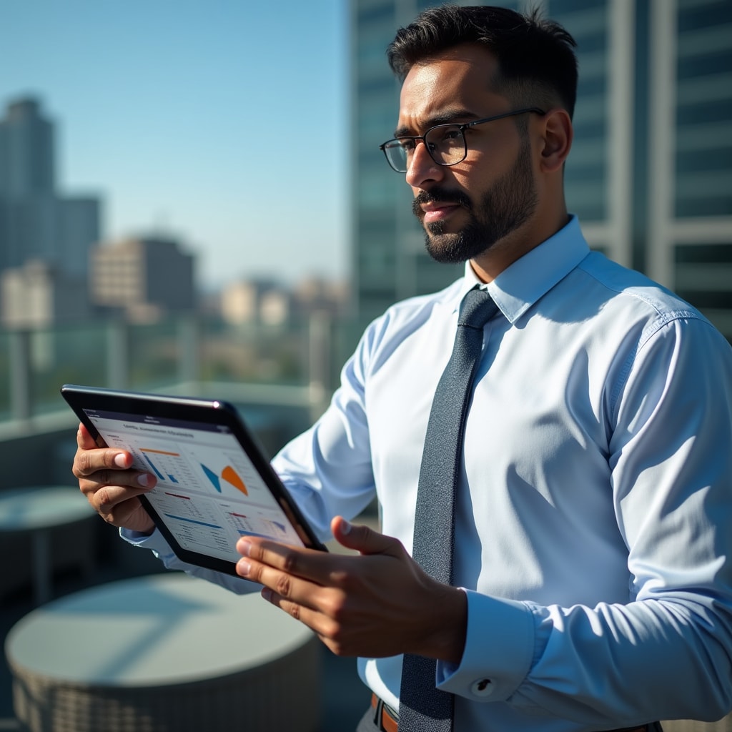 Detailed financial reports and budget analysis interface