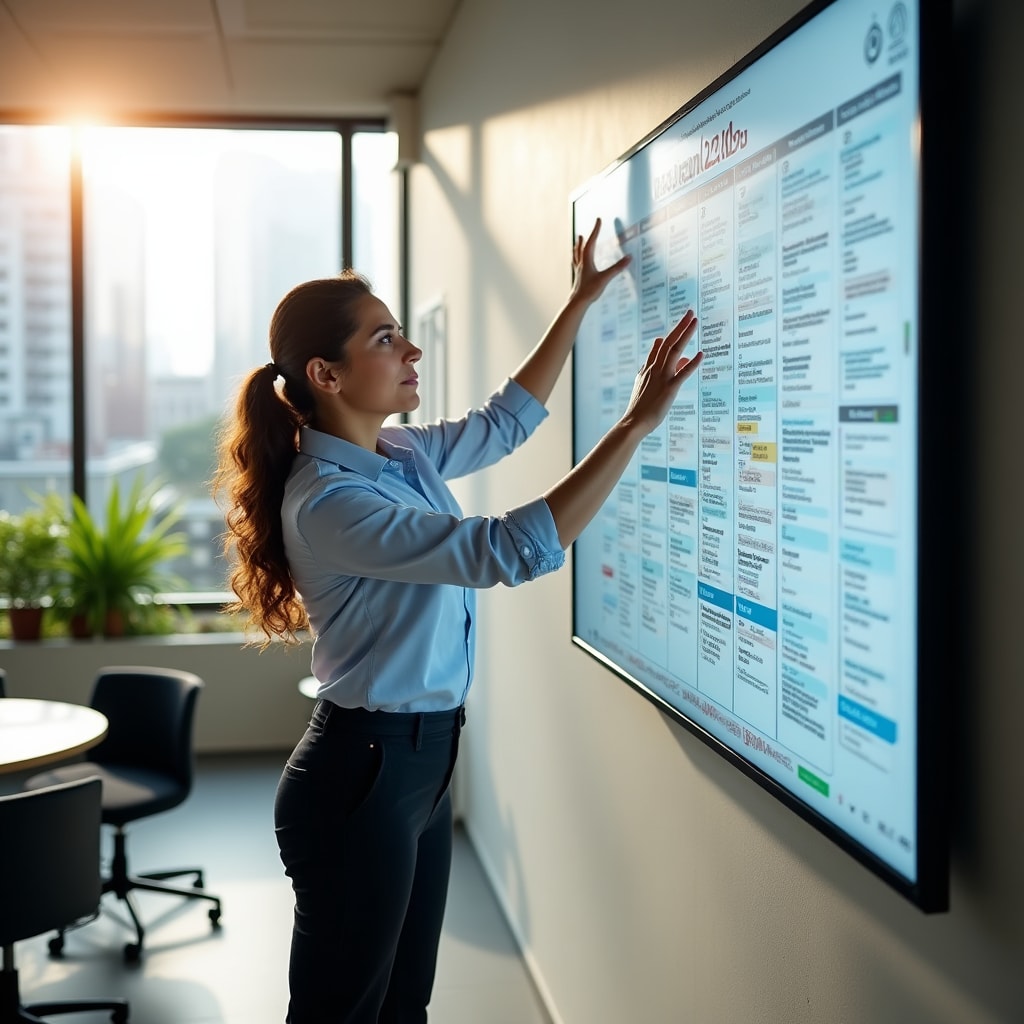 Interactive maintenance scheduling calendar with upcoming tasks