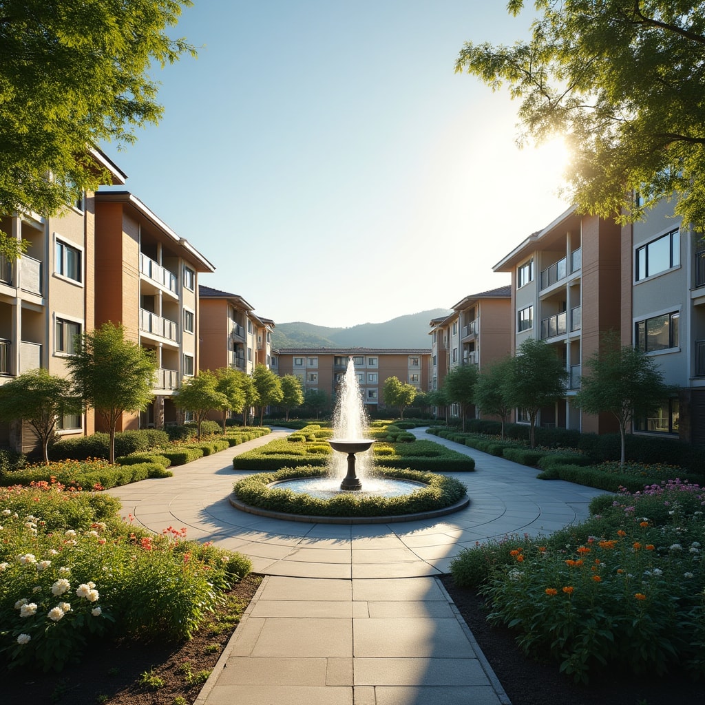 Suburban residential condominium community